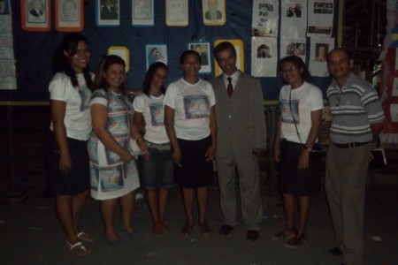 Uma parte da Equipe organizadora - com o Pr. Nataniel